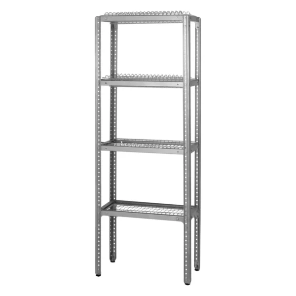 Стеллаж для сушки посуды ССПн 1600x1000x300 «Norma Inox» (сетки «стаканы», «тарелки»)